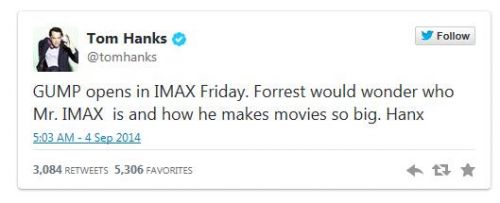 《阿甘正传》IMAX重映独家报道：票房不够电费