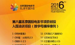 第六届北京国际电影节“项目创投”版块二十一个入围项目出炉