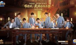 NINE PERCENT现身“同福客栈” 上演欢乐“动作大戏”