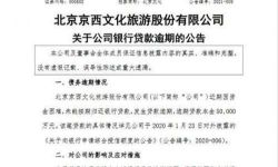 北京文化宣布资金困难 因郑爽事件贷款逾期5亿