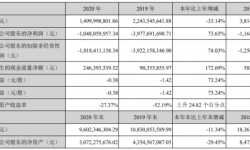 华谊兄弟2020年亏损10.48亿 董事长王忠军薪酬262万