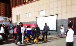 内蒙古：四子王旗开展“永远跟党走——优秀红色电影展映”活动