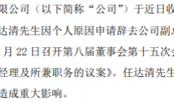 中视传媒副总经理任达清辞职 2020年薪酬为78.06万