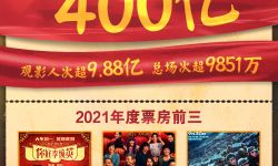 2021年中国电影年度票房突破400亿元 国庆档表现强劲