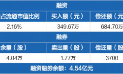 中国电影：融资净偿还335.04万元，融资余额4.53亿元