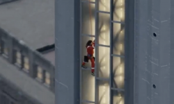 演员、歌手杰瑞德·莱托爬上纽约帝国大厦，为30 Seconds To Mars乐队巡演做宣传