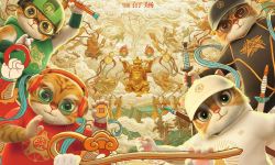 《黄貔：天降财神猫》2月10日大年初一全国上映，讲述财神猫黄貔下凡种摇钱树的故事