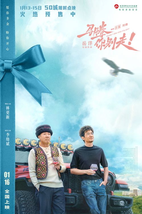 1-电影《马腾你别走》&ldquo;人生好礼&rdquo;版角色关系海报-林更新x李幼斌