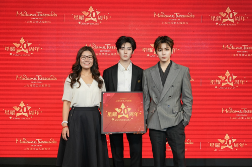 侯明昊首尊蜡像正式入驻上海杜莎夫人蜡像馆  与上海杜莎20周年共赴星耀时刻